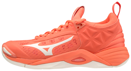 mizuno orange volleyball shoes