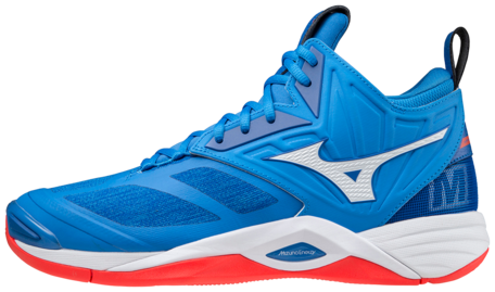 blue mizuno volleyball shoes
